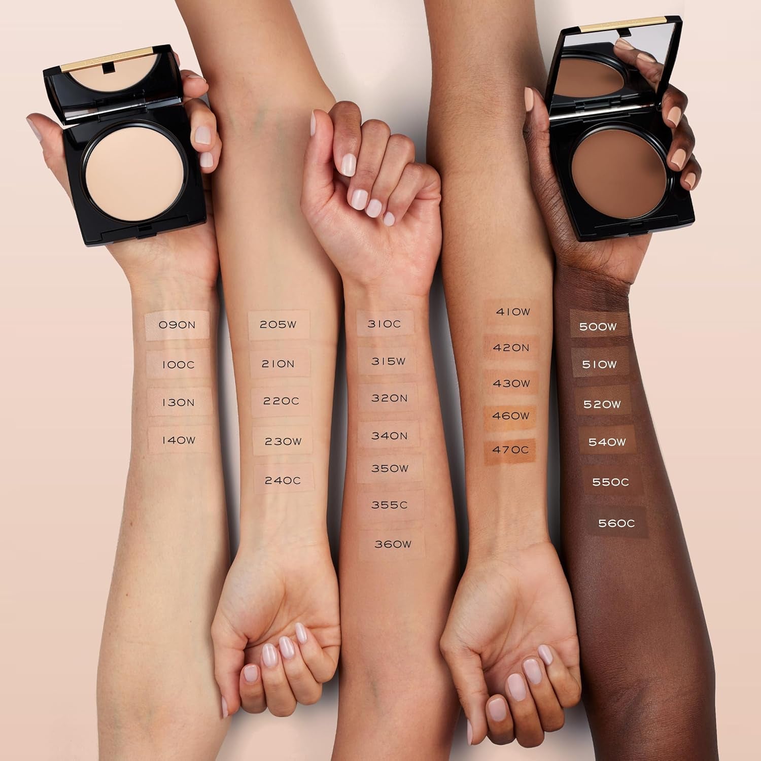 Lancôme Dual Finish Multi-Tasking Longwear Powder Foundation - Matte Finish - Long-Wearing - Full Coverage - Pressed Powder Formula