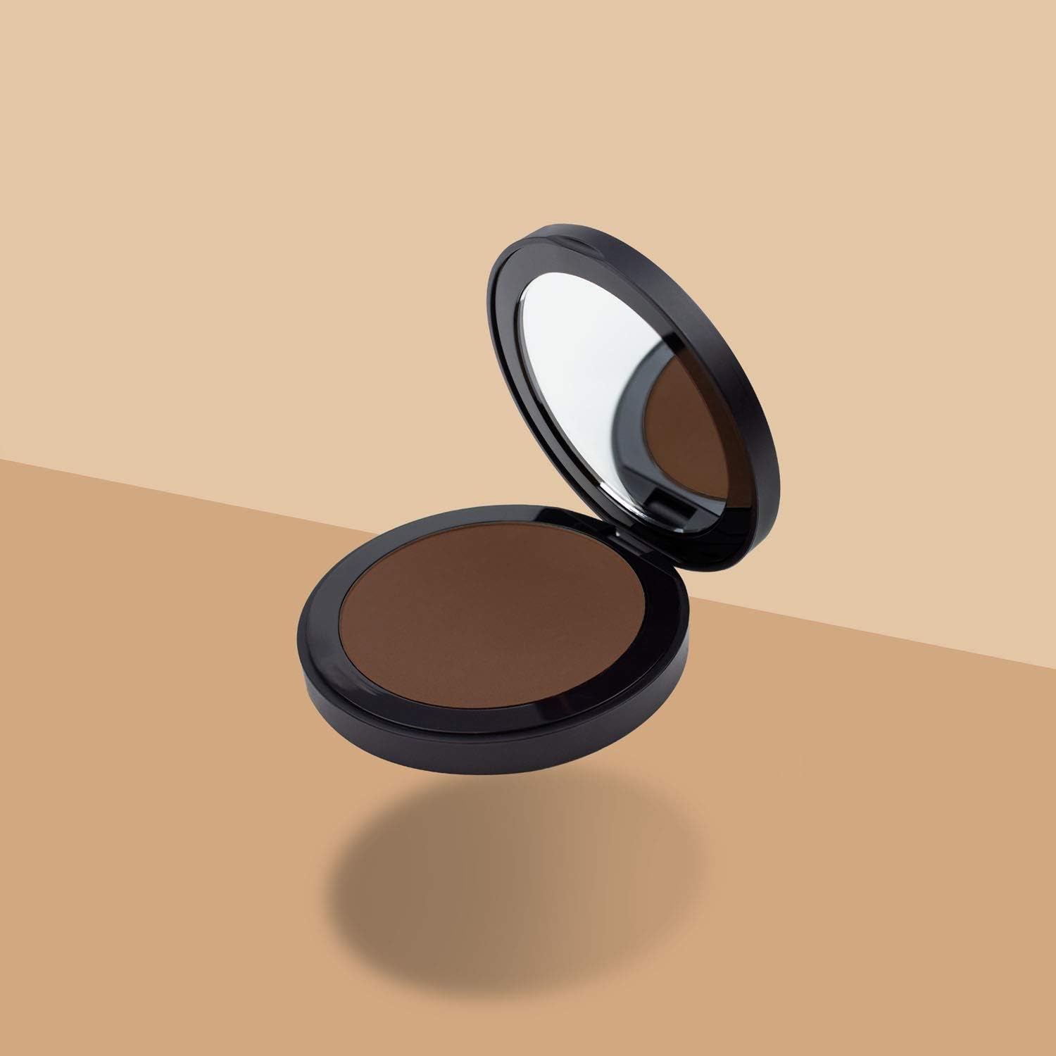 WUNDER2 GO beyond FOUNDATION Makeup [Deep] Pressed Powder, Natural Cream Finish