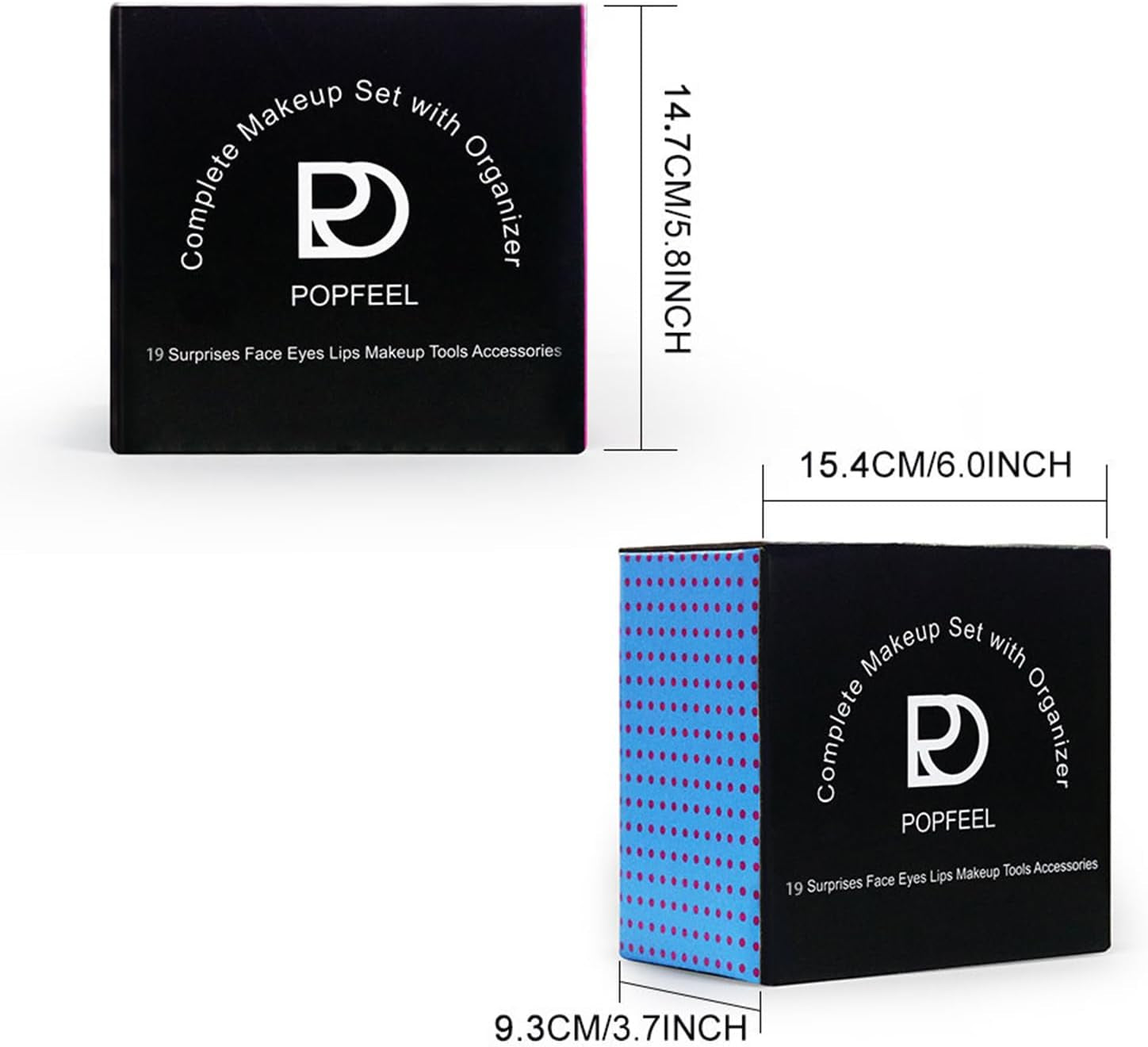 Makeup Set, Cosmetic Make up Starter Kit with Portable Travel Concealer Palette Lipstick Lip Gloss Eyeliner Mascara Eyeshadow Primer Eyebrow Pencil Eyelash Curler Makeup Brushes for Women