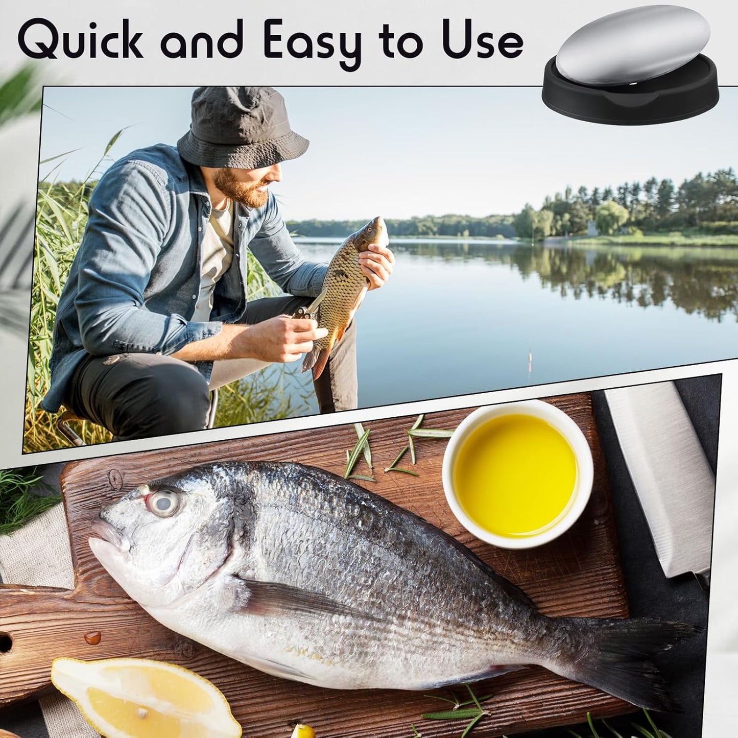 10 Pack Stainless Steel Soap Bar, Deodorant Metal Soap Bar Silver Soap Odor Remover Wash Your Hands to Remove Smell like Onion, Fish or Garlic