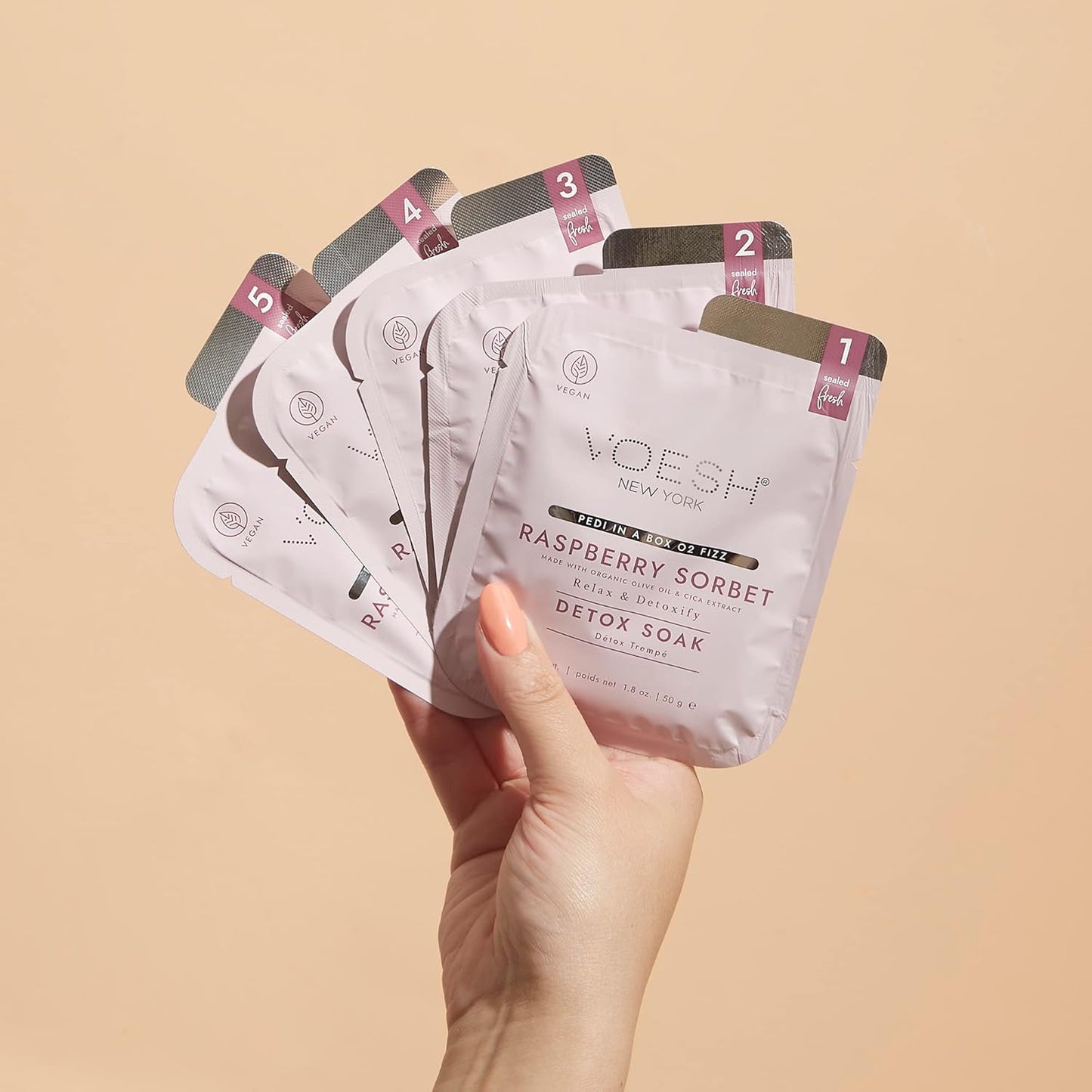 Pedi in a Box O2 Fizz, Variety 3 Pack, Detoxifying Spa Pedicure, DIY Pedi, At-Home Pedi, Pedi in a Box, Spa Foot Treatment, Vegan Beauty, Foot Detox, Pedicure Prep