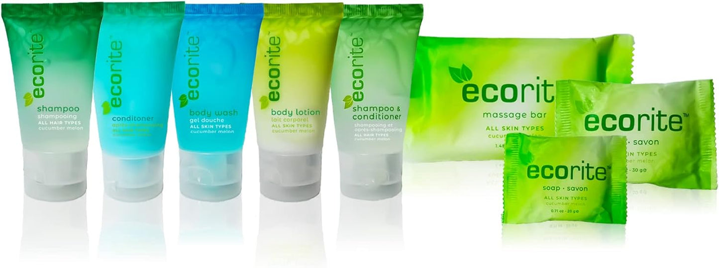 Ecorite Soap Massage Bar 1.5Oz Cucumber-Melon Fragrance 48/Pack