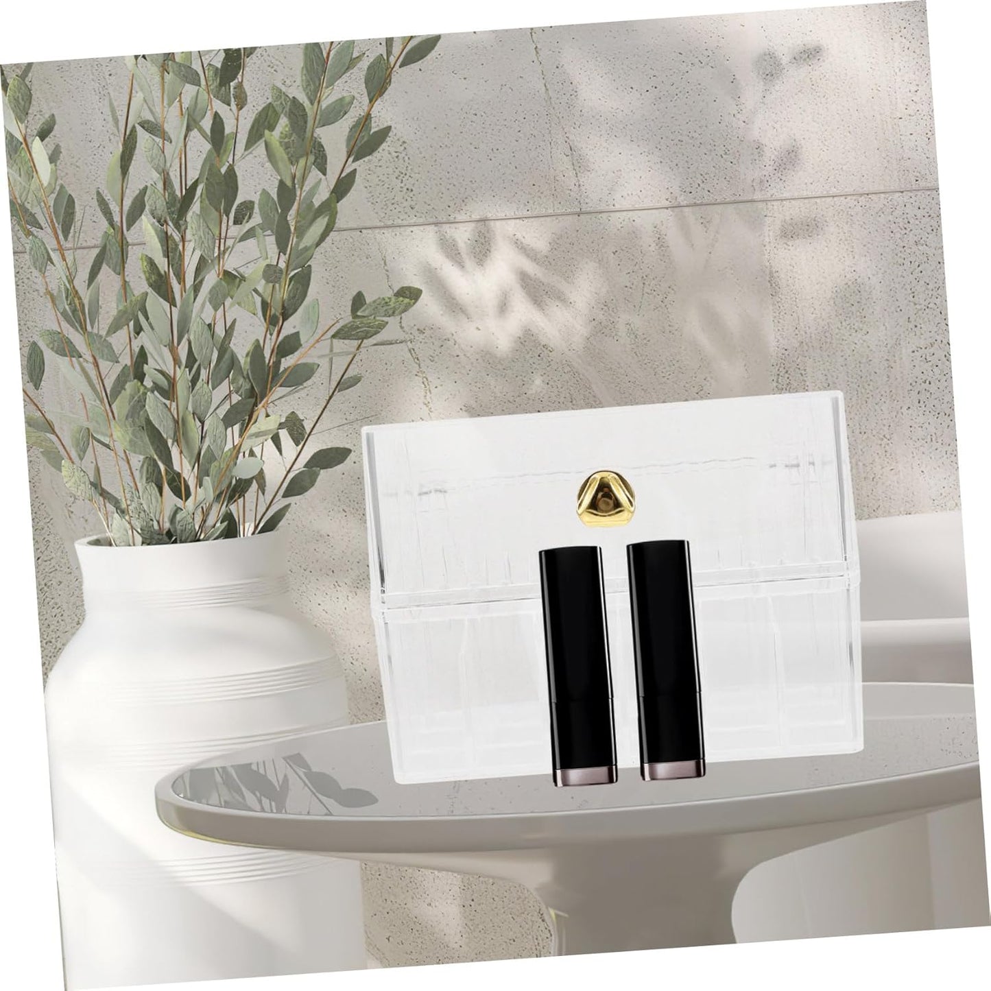 Lipstick Storage Box Desktop Makeup Organizers for Bedroom Vanity Table