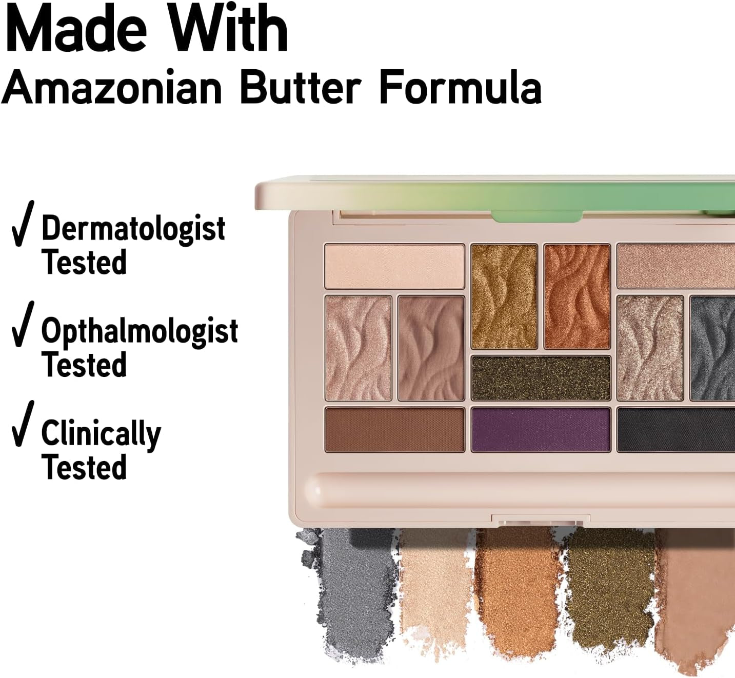 Murumuru Butter Eyeshadow Palette, Sultry Nights, 0.55 Ounce