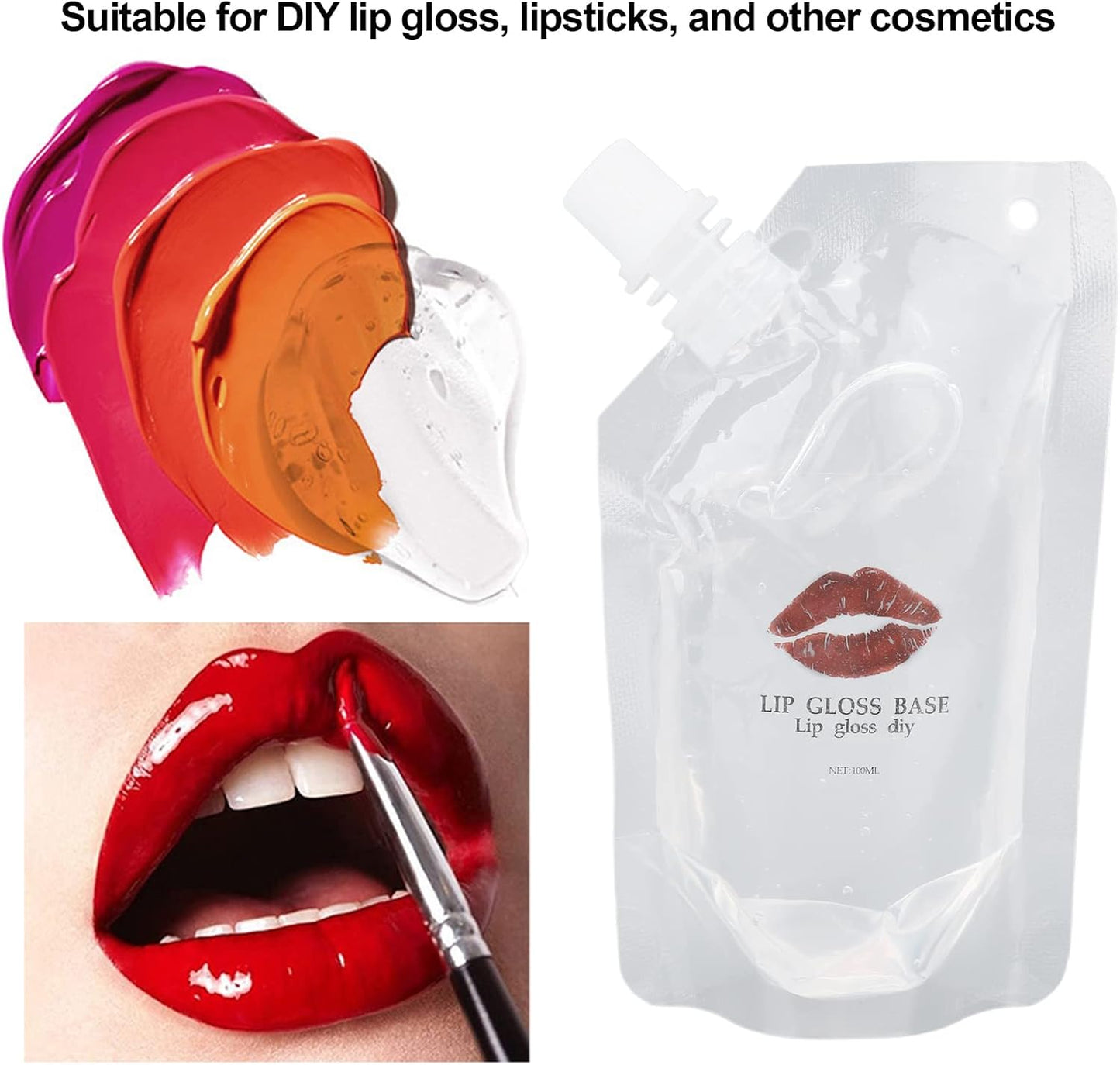 Lipgloss Base Oil, Lipgloss Base 100Ml for Making Lipsticks