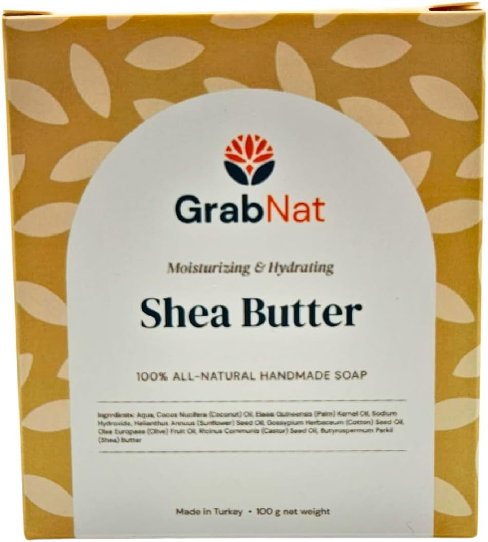 Gentle Essentials All-Natural Handmade Cold-Processed Soap Sensitive Dry Skin Variety Pack - 5 Scents (5X100G): Chamomile, Lavender, Shea Butter, Aloe Vera, Oatmeal Honey - Free of Harsh Chemicals