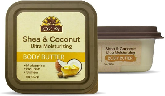 Pure Naturals Shea & Coconut Ultra Moisturizing Body Butter, 7 Ounce (8 Ounce Jar Size), 8 Ounces